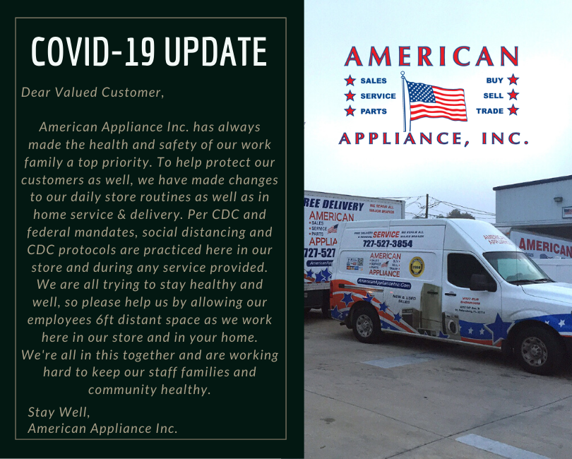 American Appliance New and Reconditioned Appliances Sales